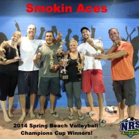 2014 Spring Beach vball Cup Winners