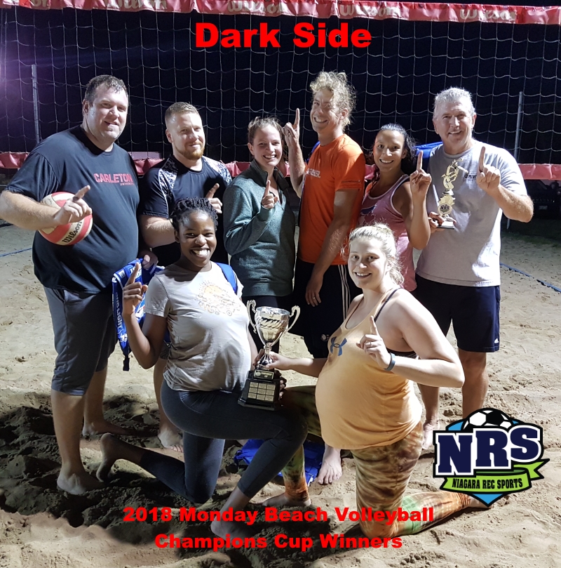 NRS Monday Beach Volleyball Champions Cup Winners Dark Side