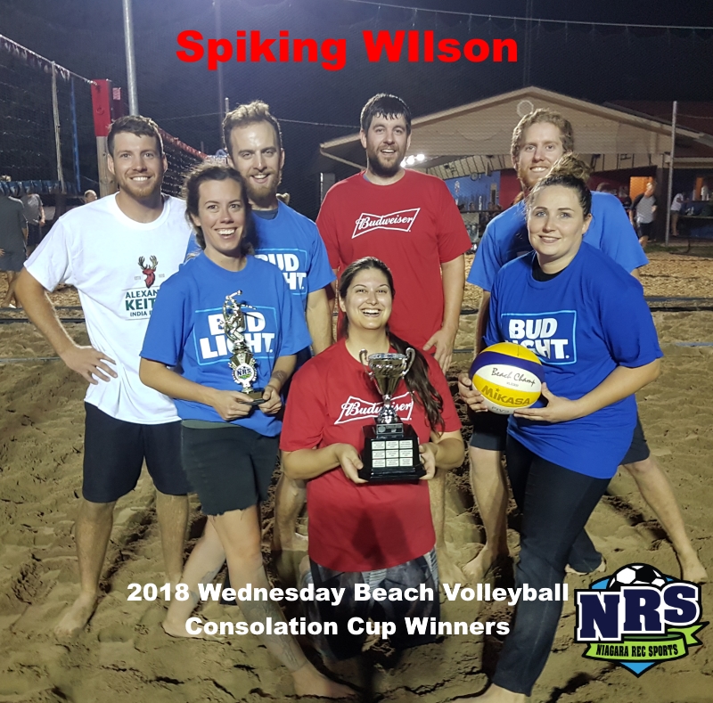 NRS 2018 Wednesday Beach Volleyball Consolation Cup Spiking Wilson