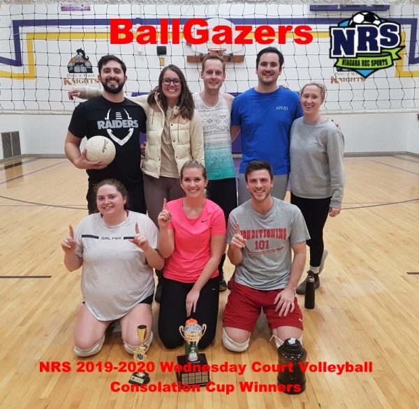 NRS 2019-2020 Wednesday Court Volleyball Consolation Cup Winners ...