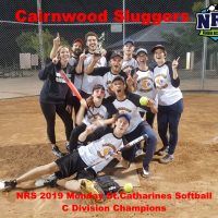 NRS 2019 Monday St.Catharines Softball C Division Champions