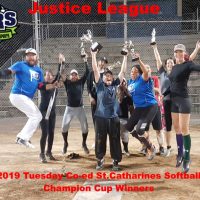 NRS 2019 Tuesday St.Cath Softball Justice League