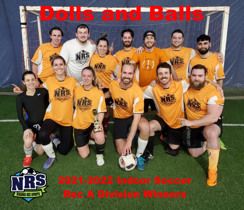 NRS 2021-2022 Indoor Soccer Rec A Winners Dolls and Balls