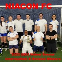 NRS 2022-2023 Indoor Soccer Intermediate B Divisn Winners NIACON FC