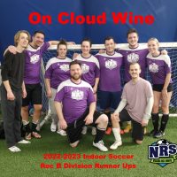 NRS 2022-2023 Indoor Soccer Rec B Division Runner Ups On Cloud Wine