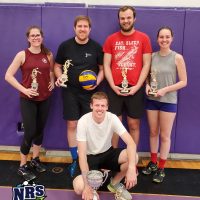 NRS 2022-2023 Wednesday Court Volleyball Champion Cup Winners Big Hits Tight Passes