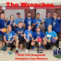 NRS 2022 Fall Dodgeball Champion Cup Winners The Wrenches