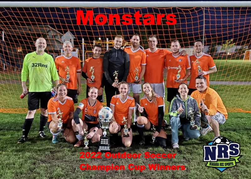 NRS 2022 Outdoor Soccer Champion Cup Winners Monstars