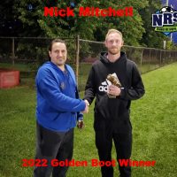 NRS 2022 Outdoor Soccer Golden Boot Winner Nick Mitchell