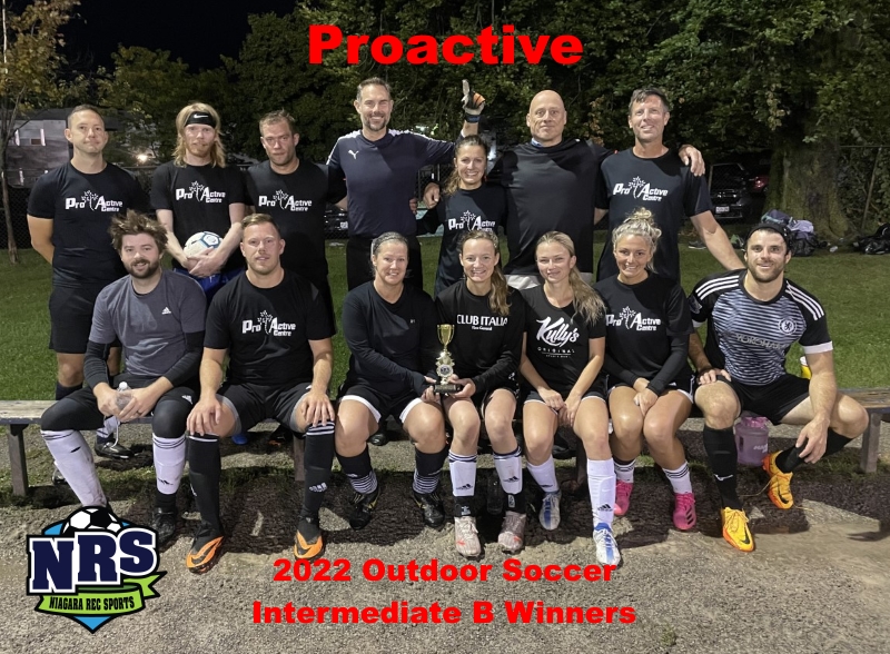 NRS 2022 Outdoor Soccer Intermediate B Winners Proactive