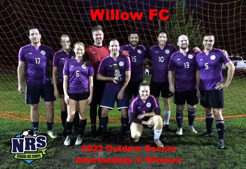 NRS 2022 Outdoor Soccer Intermediate C Winners Willow FC