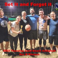 NRS 2022 Thursday Coed Beach Volleyball Rec B Winners Set It and Forget It