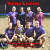 NRS 2022 Wednesday Beach Volleyball Intermediate B Winners Volley Llamas