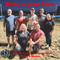 NRS 2022 Wednesday Beach Volleyball Rec B Winners Balls in your Face