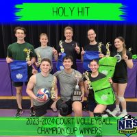 NRS 2023-2024 Court Volleyball Champion Cup Winners Holy Hit