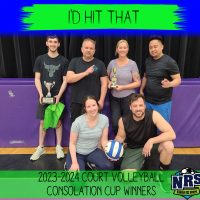 NRS 2023-2024 Court Volleyball Consolation Cup Winners I'd Hit That