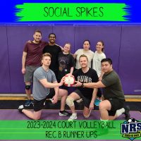 NRS 2023-2024 Court Volleyball Rec B Runner Ups Social Spikes