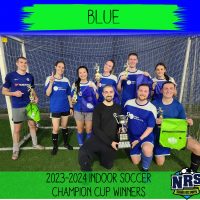 NRS 2023-2024 Indoor Soccer Chanpion Cup Winners Blue