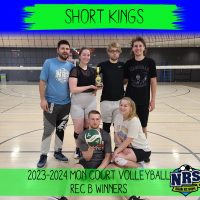 NRS 2023-2024 Mon Court Volleyball Rec B Winners Short Kings