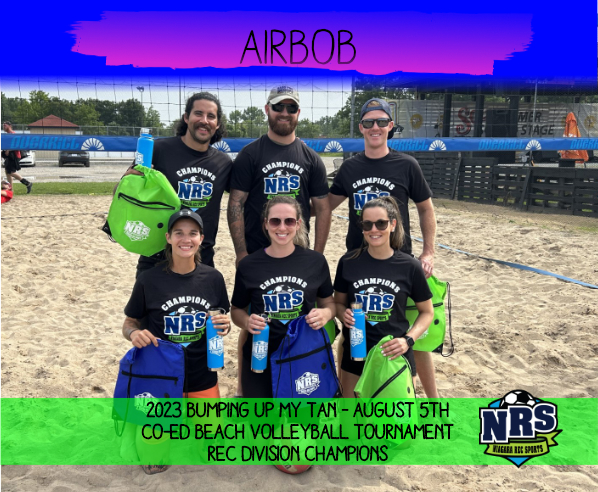 NRS 2023 August 5th Beach Volleyball Rec Champions Airbob