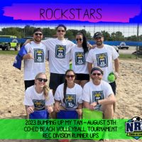 NRS 2023 August 5th Beach Volleyball Rec Runner Ups Rockstars