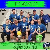 NRS 2023 Fall Dodgeball Champion Cup Winners The Wrenches
