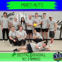 NRS 2023 Fall Dodgeball Rec B Winners Mixed Nuts