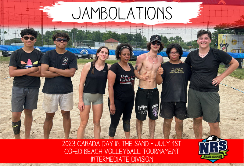 NRS 2023 July 1st Beach Volleyball Intermediate Division Jambolations