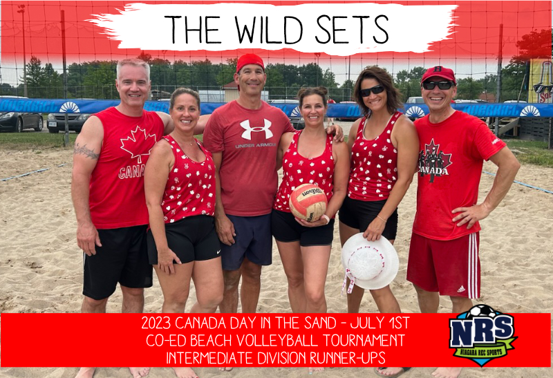 NRS 2023 July 1st Beach Volleyball Intermediate Division Runner Ups The Wild Sets