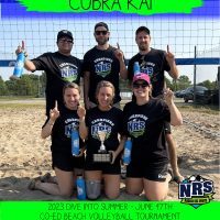 NRS 2023 June 17th Beach Volleyball Rec Champions Cobra Kai
