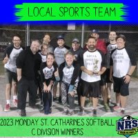NRS 2023 Monday St.Catharines Softball C Division Winners Local Sports Team