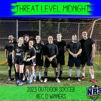 NRS 2023 Outdoor Soccer Rec D Winners Threat Level Midnight
