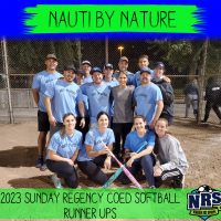 NRS 2023 Sunday Regency Coed Softball Runner Ups Nauti By Nature