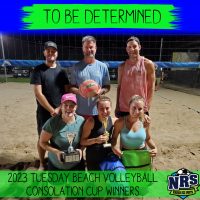 NRS 2023 Tuesday Beach Volleyball Consolation Cup Winners To Be Determined