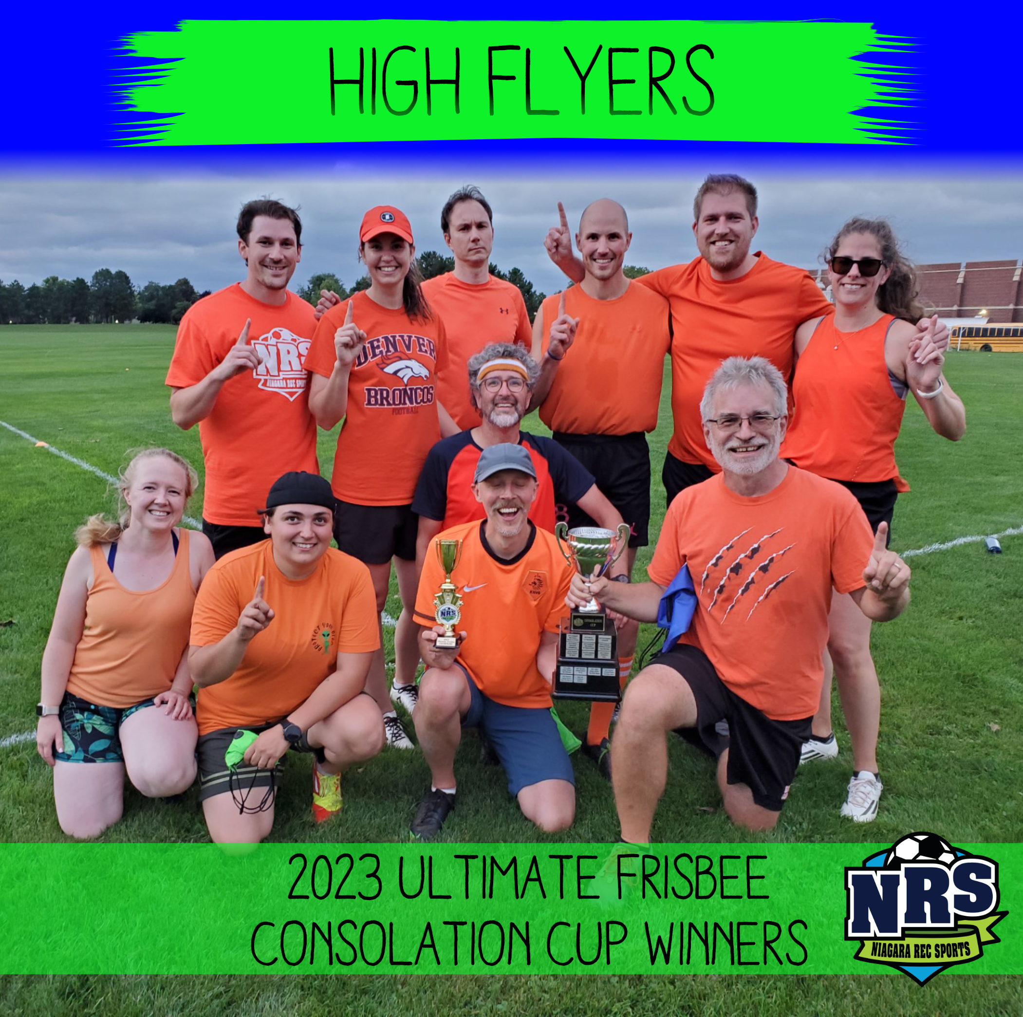NRS 2023 Ultimate Frisbee Consolation Cup Winners High Flyers