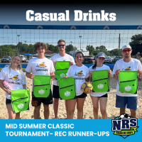 NRS 2024 July 13th Beach Volleyball Tournament Rec Division Runner Ups Casual Drinks