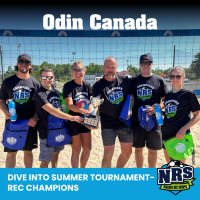 NRS 2024 June 15th Beach Volleyball Tournament Rec Division Champions Odin Canada