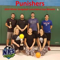 NRS 2019 Winter Dodgeball Consolation Cup Winners Punishers