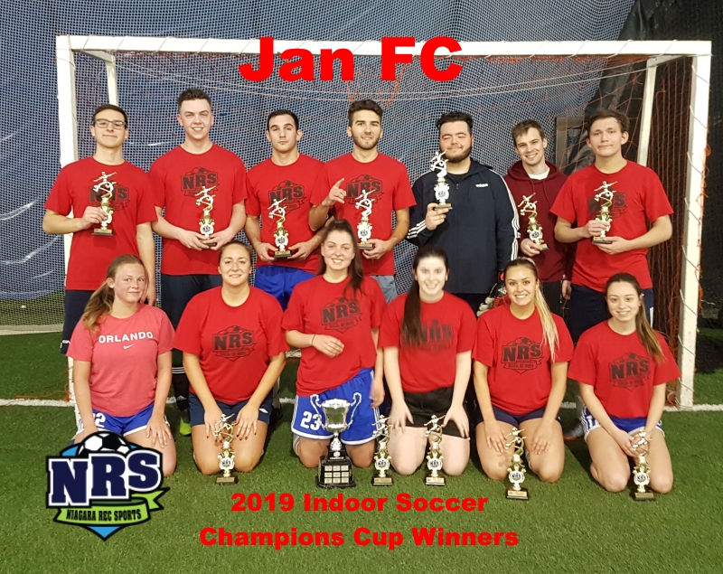 NRS 2019 Indoor Soccer Champions Cup Winners JanFC