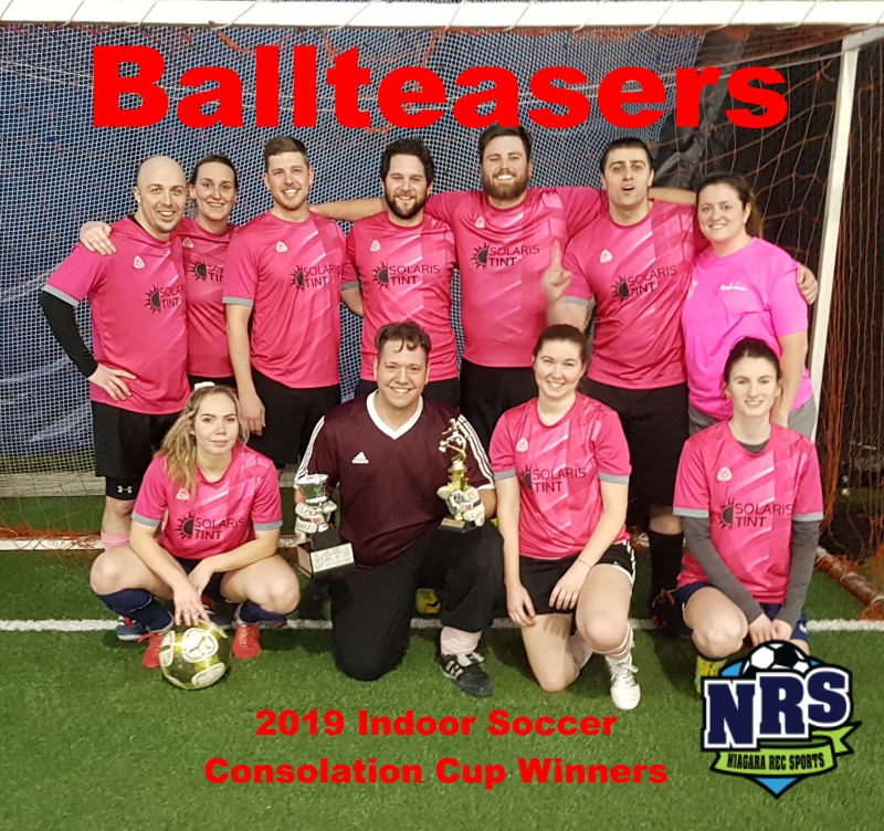 NRS 2019 Indoor Soccer Consolation Cup Winners Ballteasers